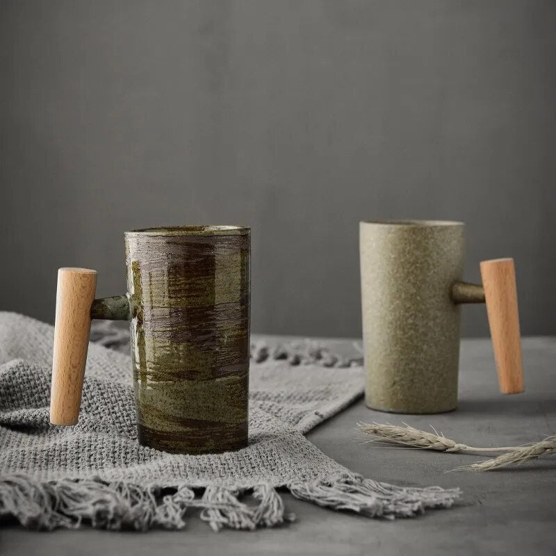 Nordic Earth Ceramic Latte Cups