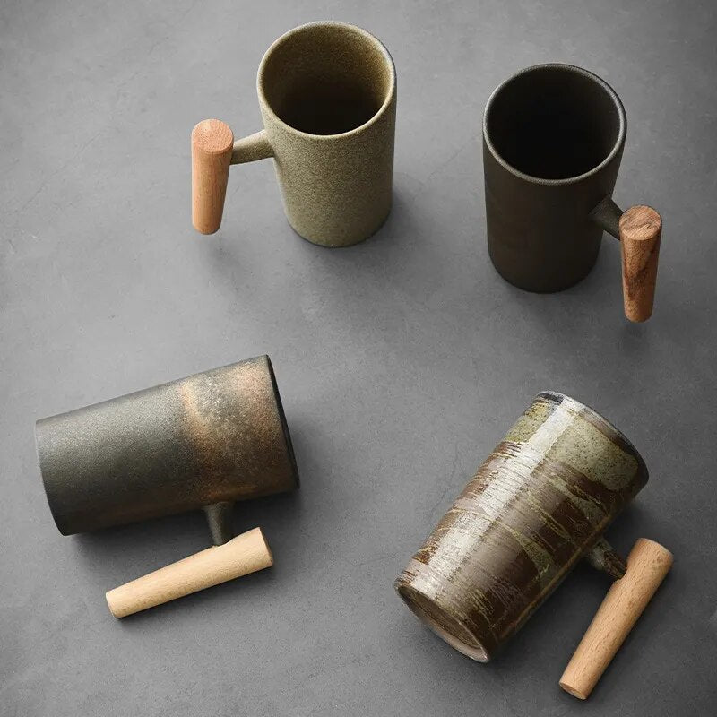 Nordic Earth Ceramic Latte Cups