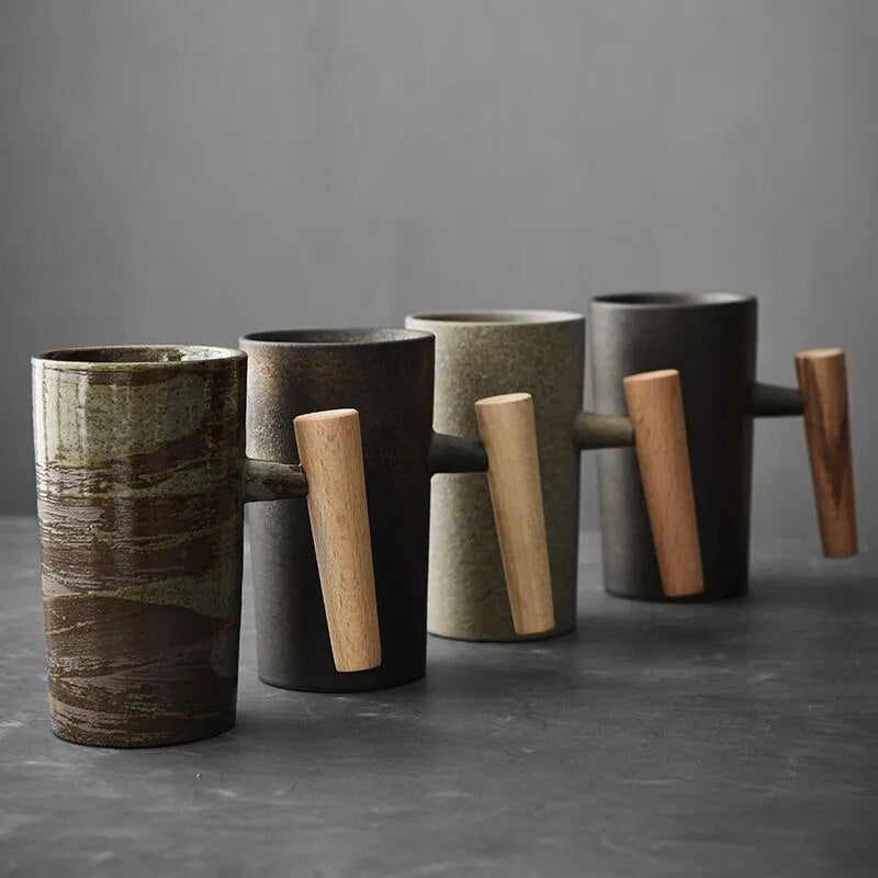 Nordic Earth Ceramic Latte Cups