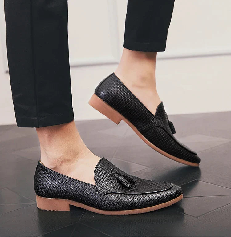 Lombardi Woven Tassel Slip-Ons