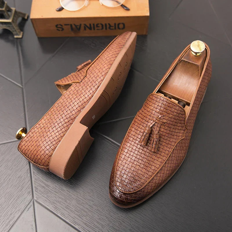 Lombardi Woven Tassel Slip-Ons