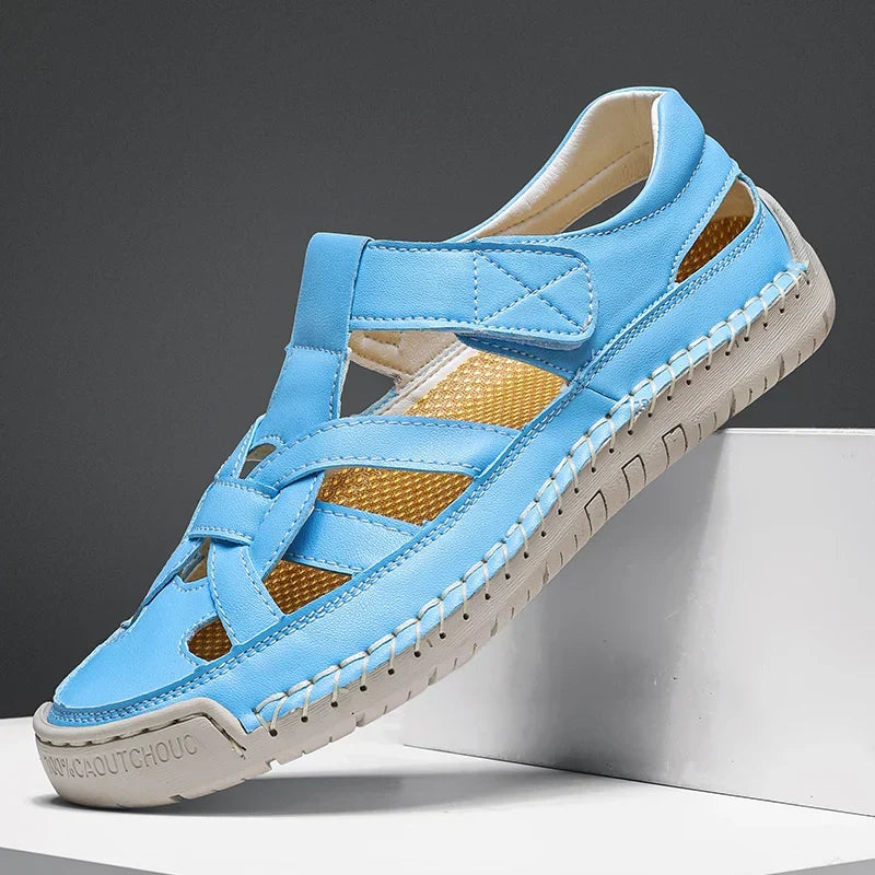 Desert Oasis Leather Sandals