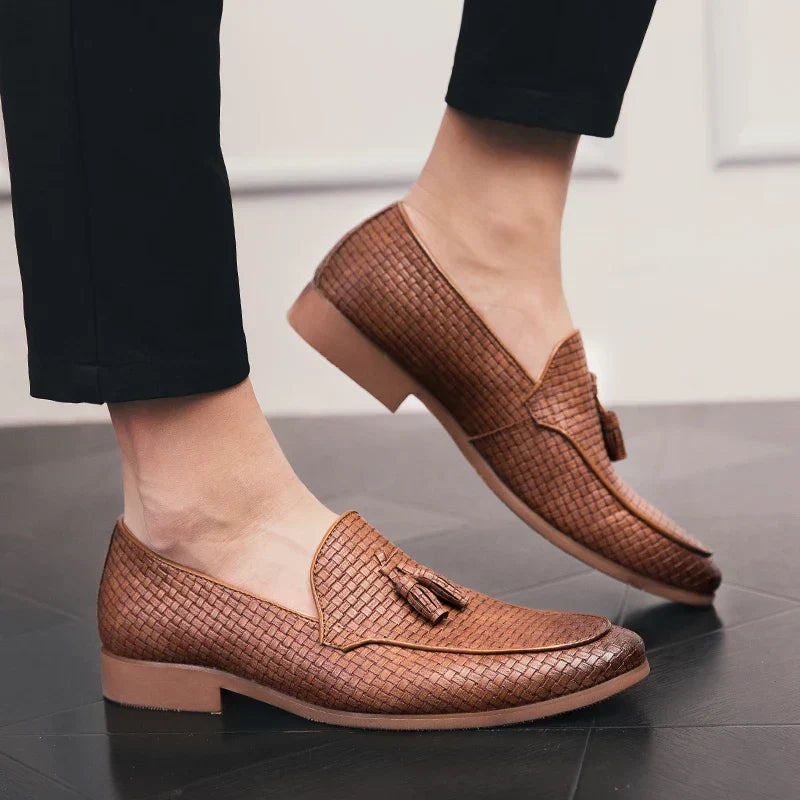 Lombardi Woven Tassel Slip-Ons