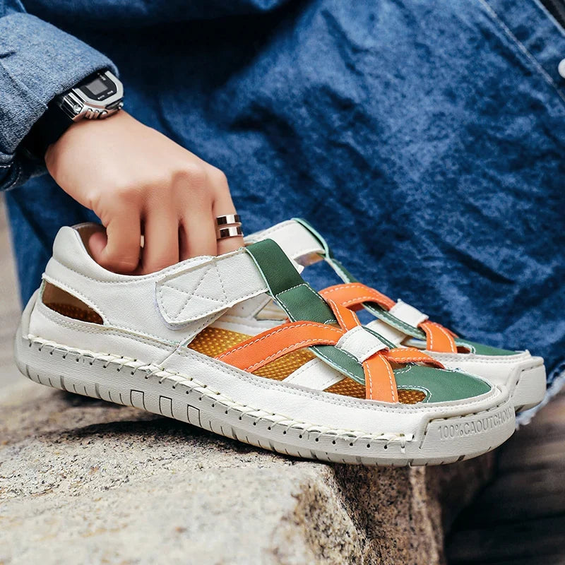 Desert Oasis Leather Sandals