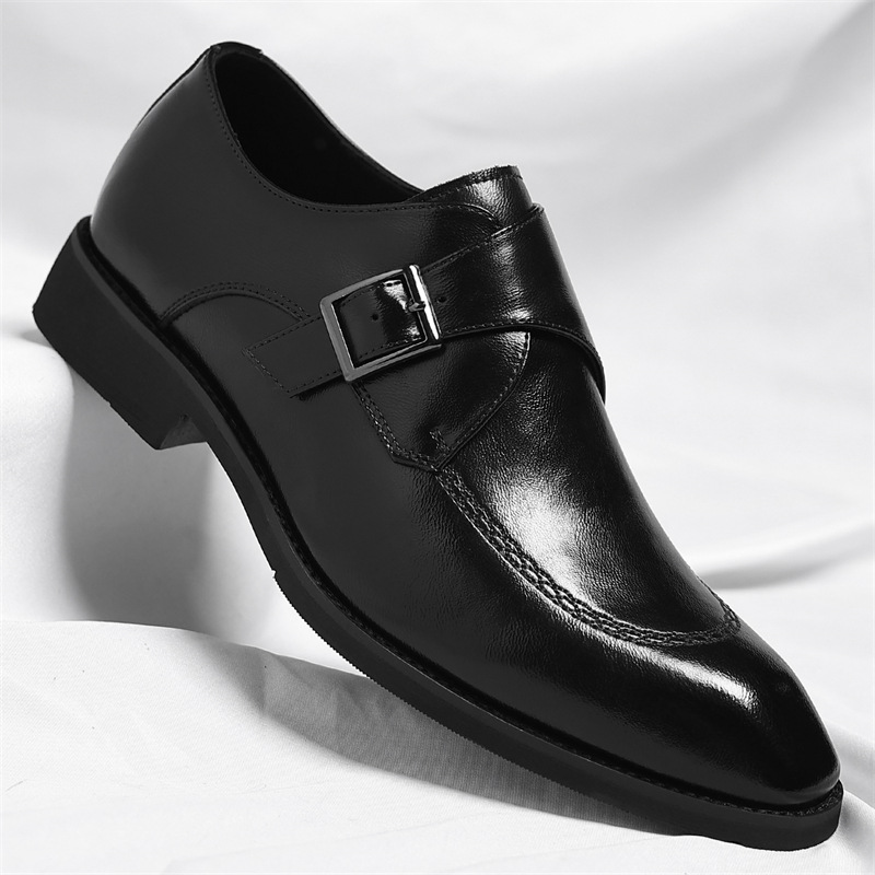 Danbury Leather Monk Strap Shoes