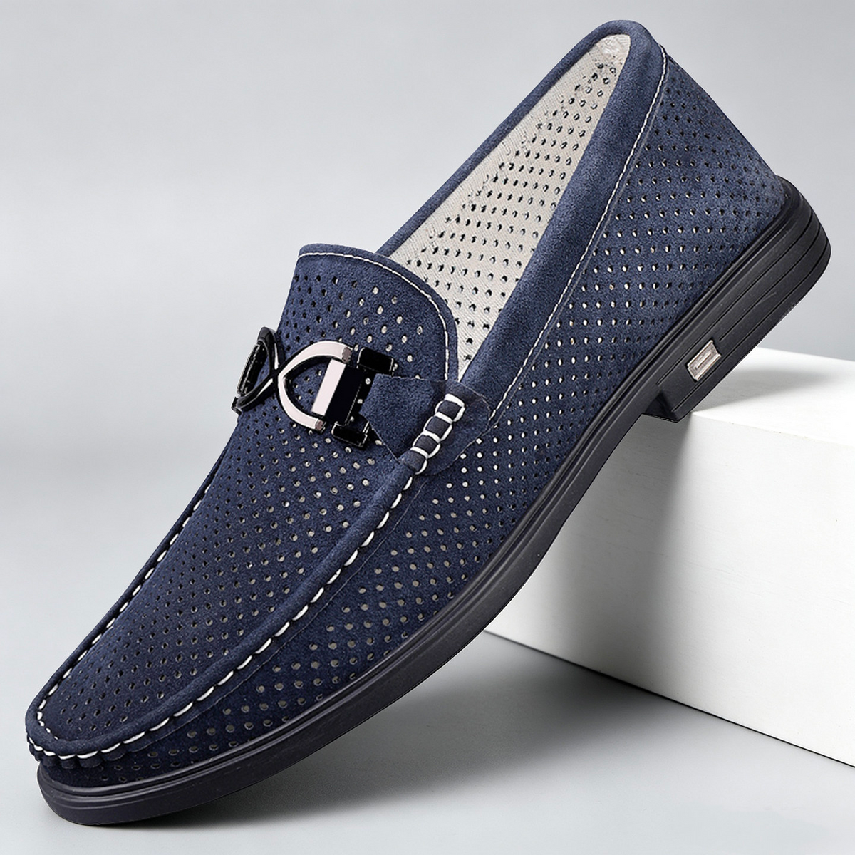 Italian Suede Loafers from Roma