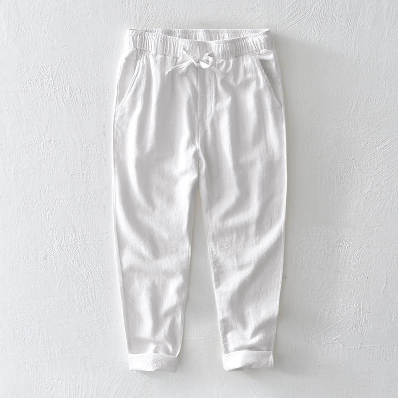 Colton Lightweight Linen Trousers