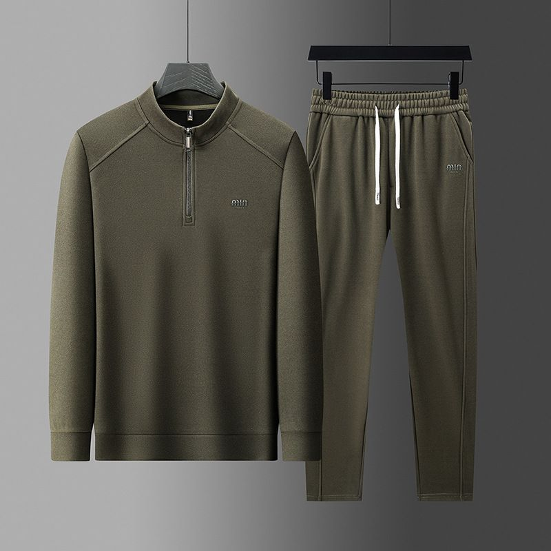 Hudson Quarter-Zip Track Suit Ensemble