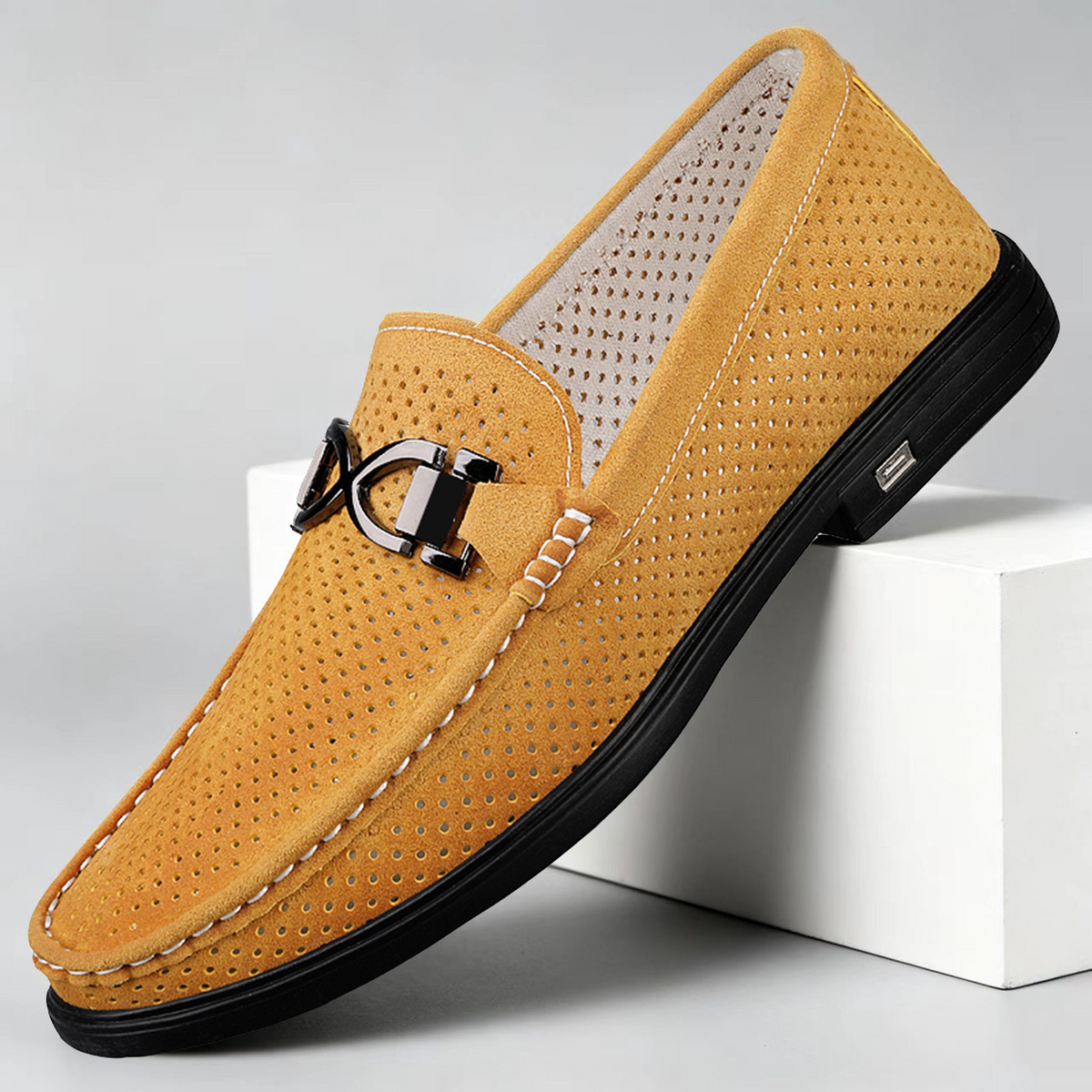 Italian Suede Loafers from Roma