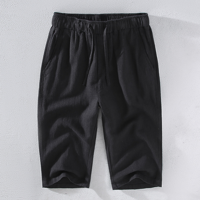 Kyoto Linen Crop Trousers