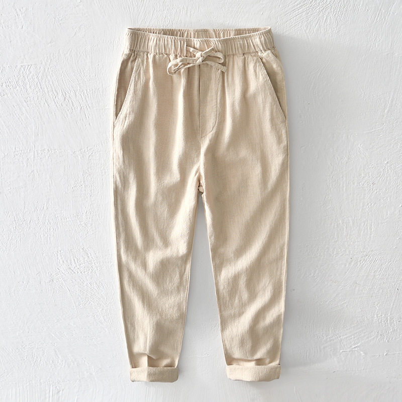 Colton Lightweight Linen Trousers