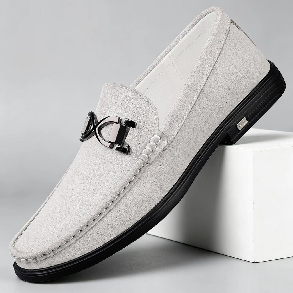 Italian Suede Loafers by Pelle