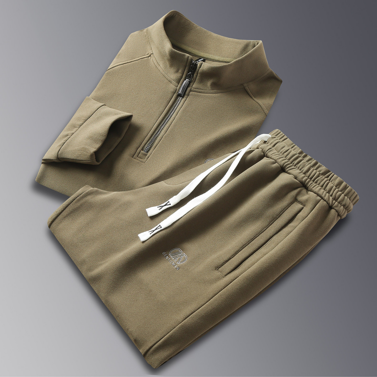 Nova Quarter-Zip Track Suit Ensemble