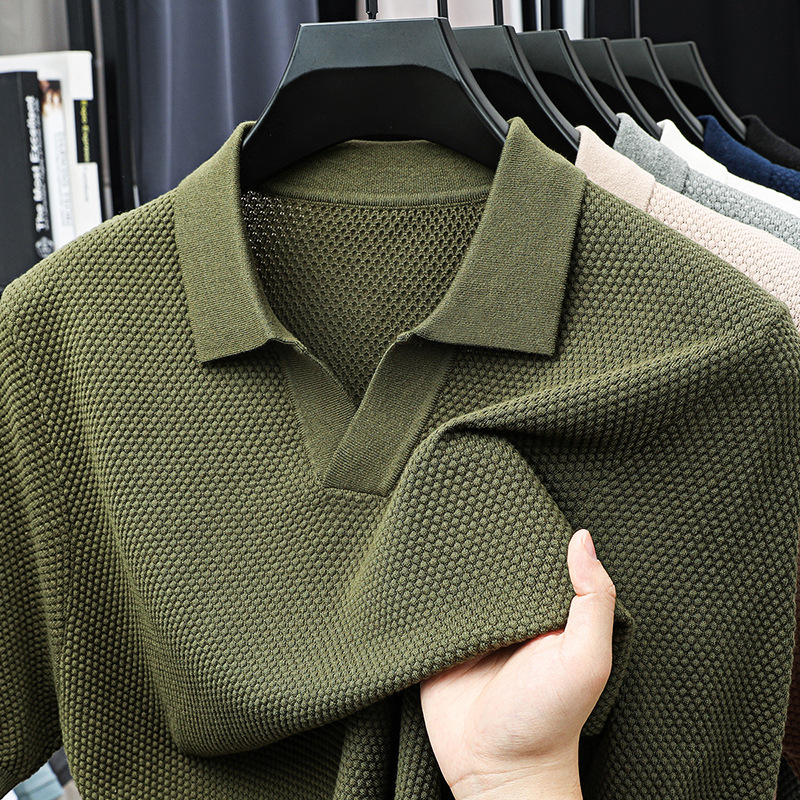 Lucas Knit Polo Tee
