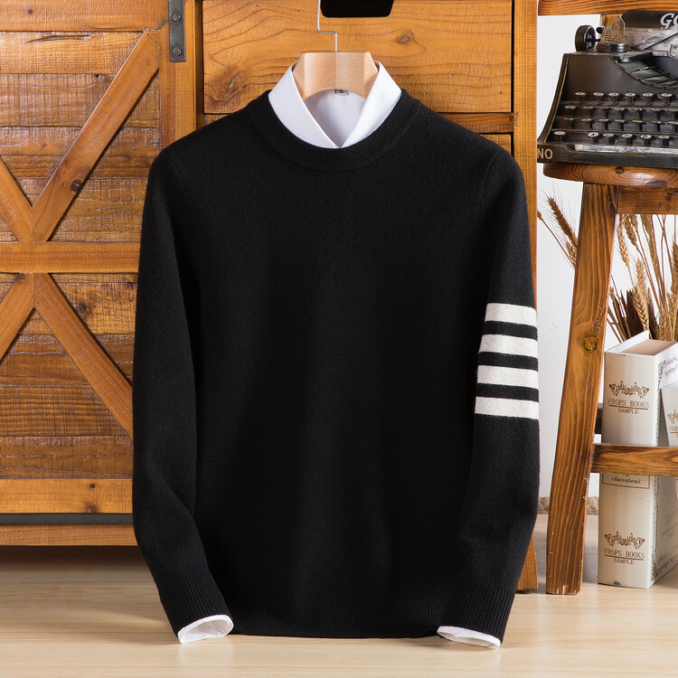 Classic Cashmere Varsity Sweater