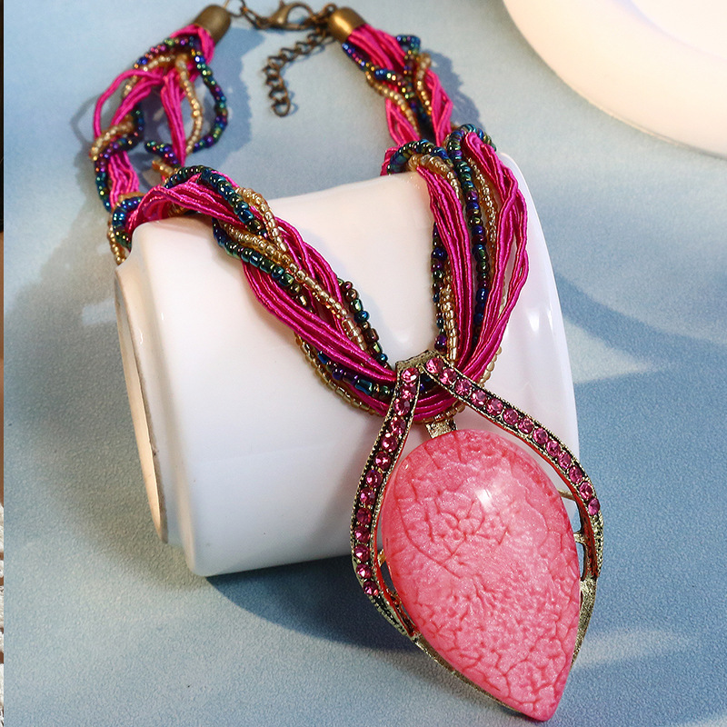 Celestial Gemstone Pendant Necklace