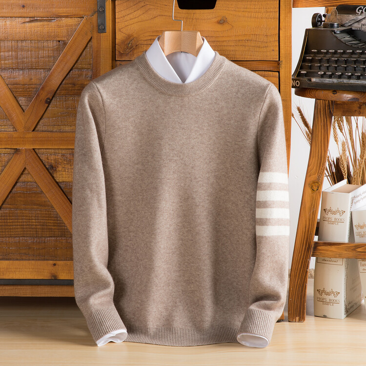 Classic Cashmere Varsity Sweater