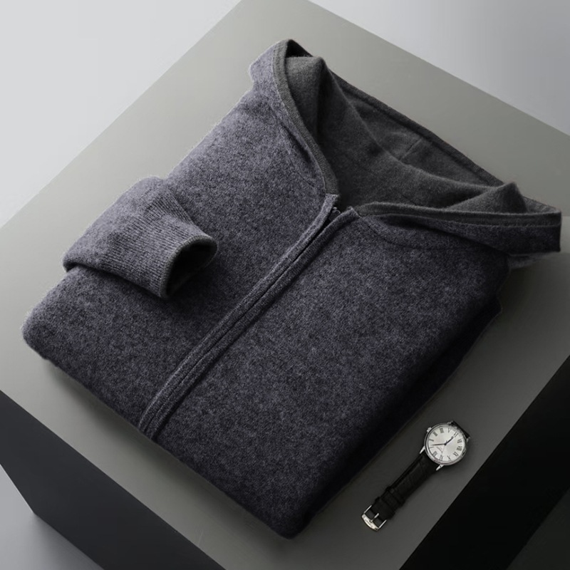 Giorgio Merino Wool Pullover Hoodie