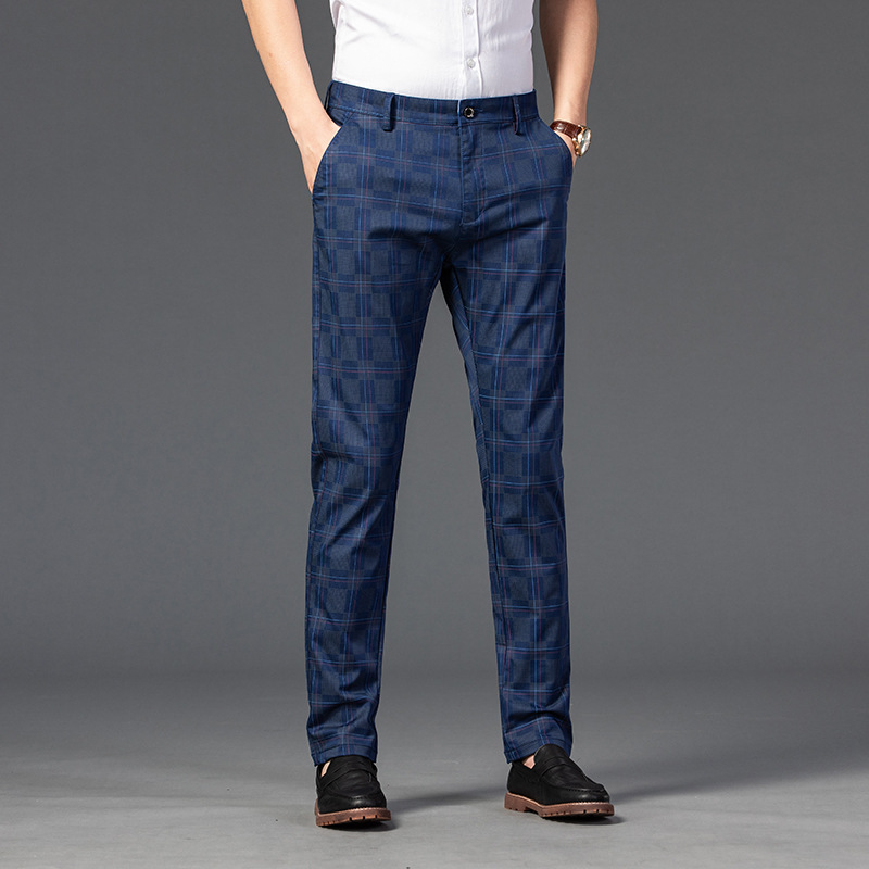 Sebastien Plaid Trousers