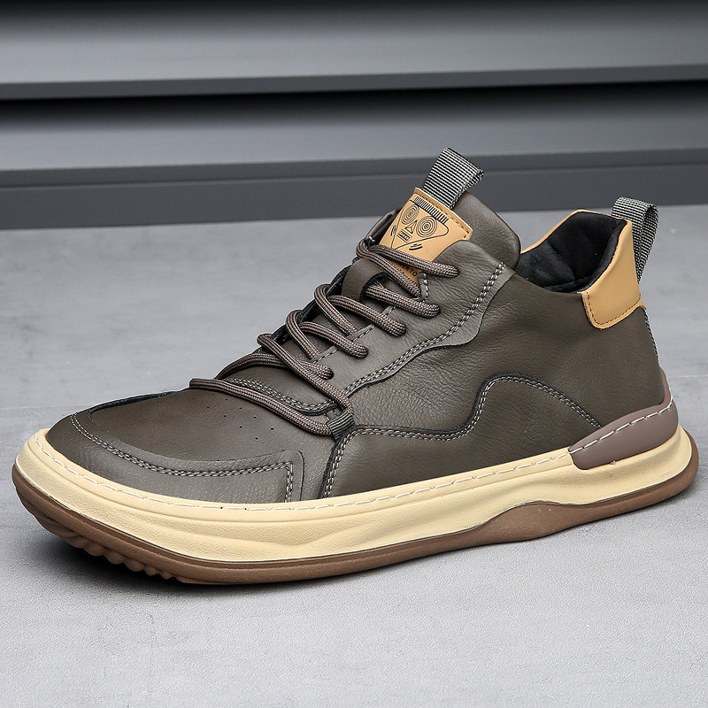 Authentic Italian Leather Sneakers by Marco