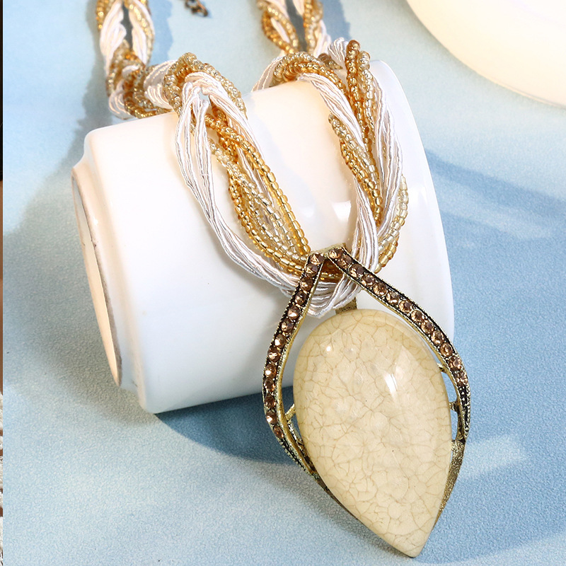 Celestial Gemstone Pendant Necklace