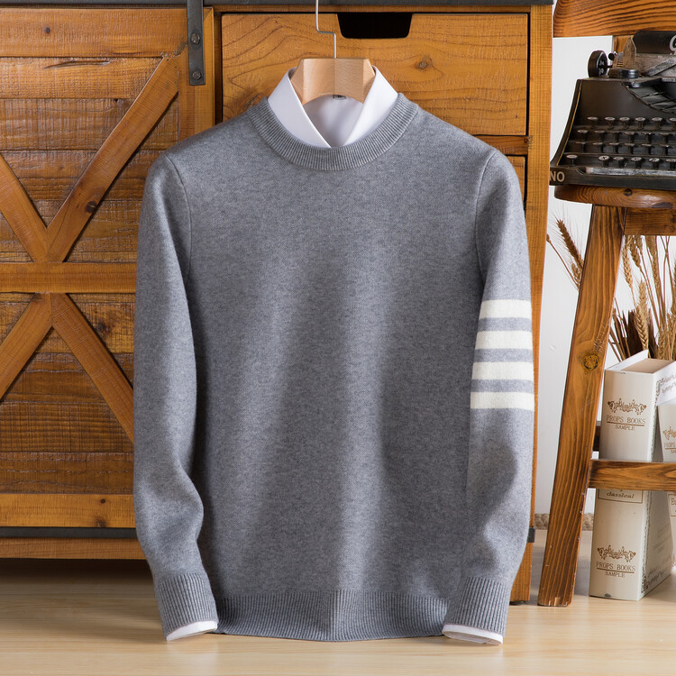Classic Cashmere Varsity Sweater