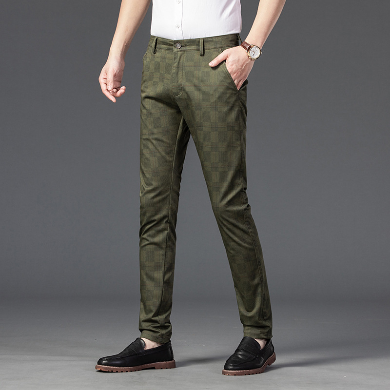 Sebastien Plaid Trousers