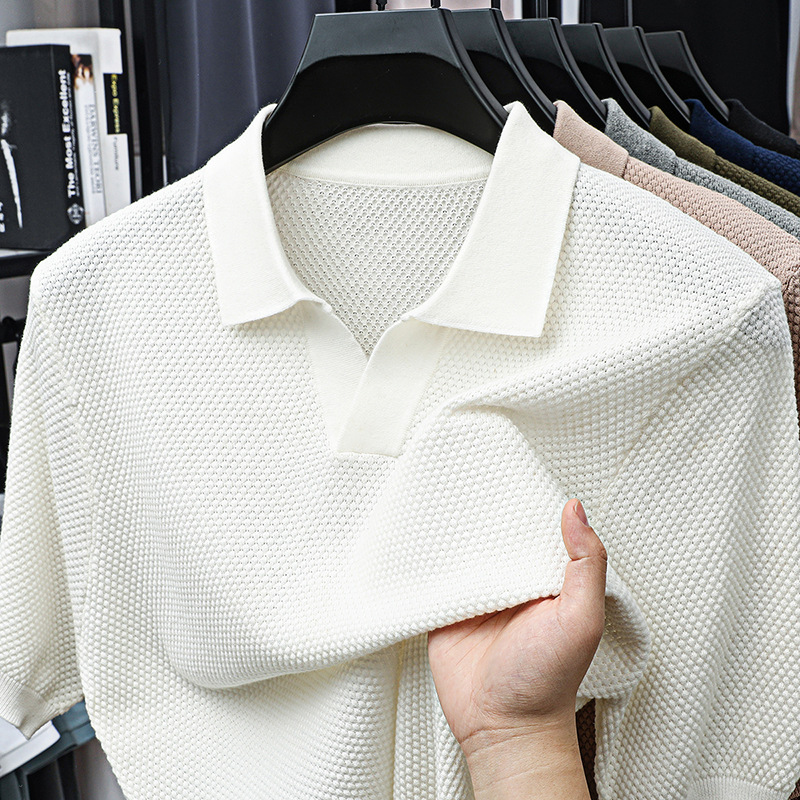 Lucas Knit Polo Tee