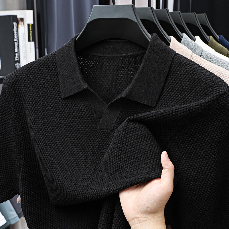 Lucas Knit Polo Tee