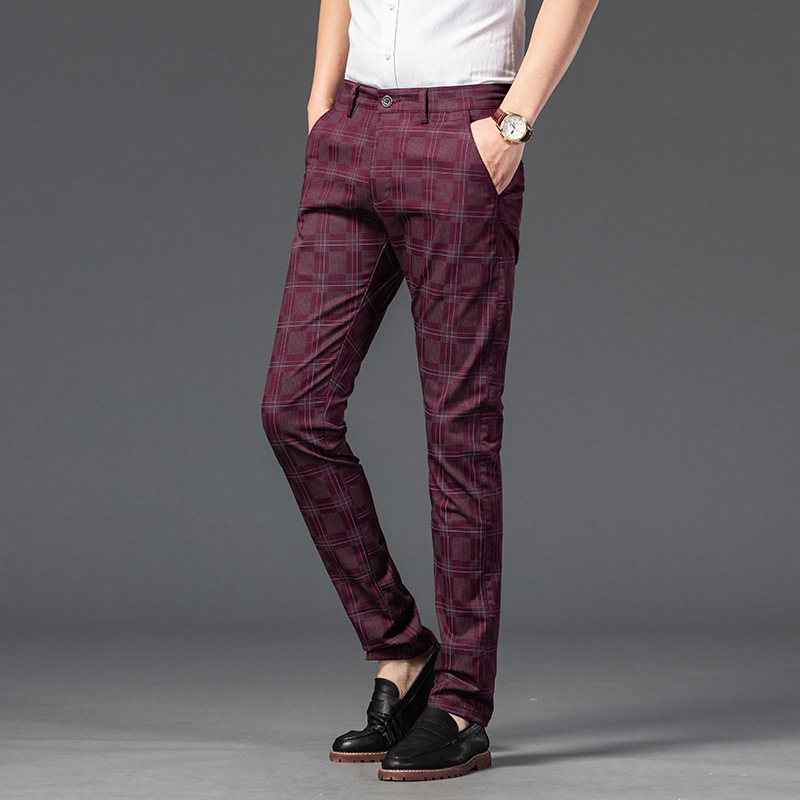 Sebastien Plaid Trousers