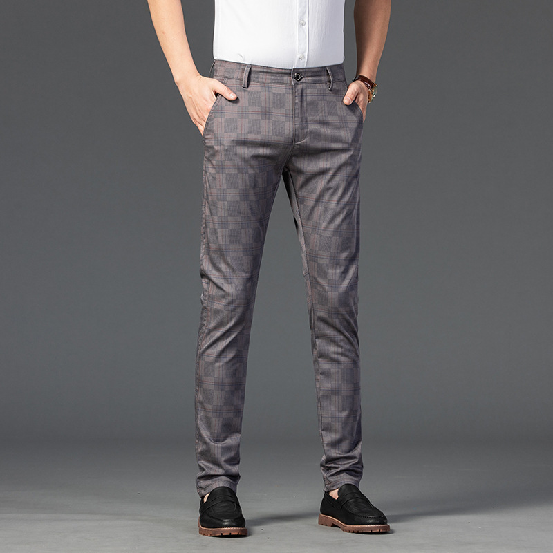 Sebastien Plaid Trousers