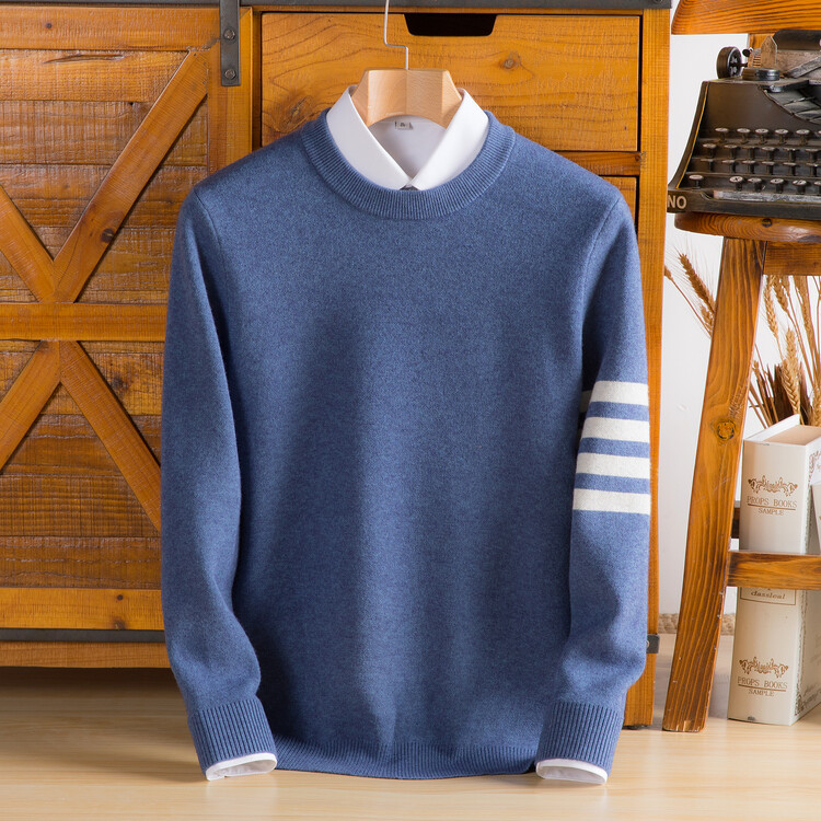 Classic Cashmere Varsity Sweater