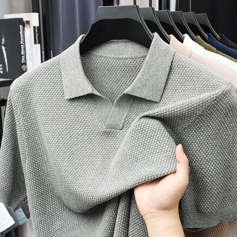 Lucas Knit Polo Tee