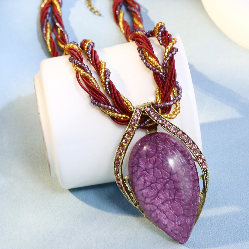 Celestial Gemstone Pendant Necklace