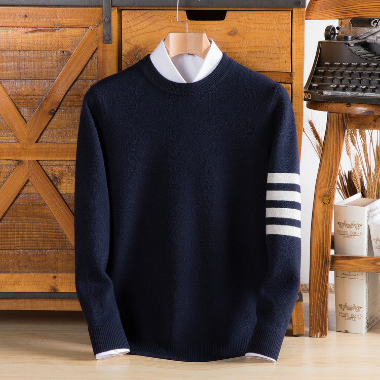 Classic Cashmere Varsity Sweater