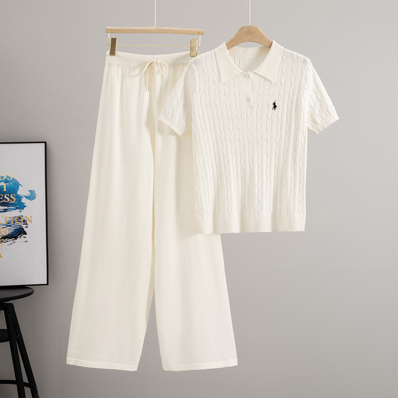 Avery Knit Polo Set