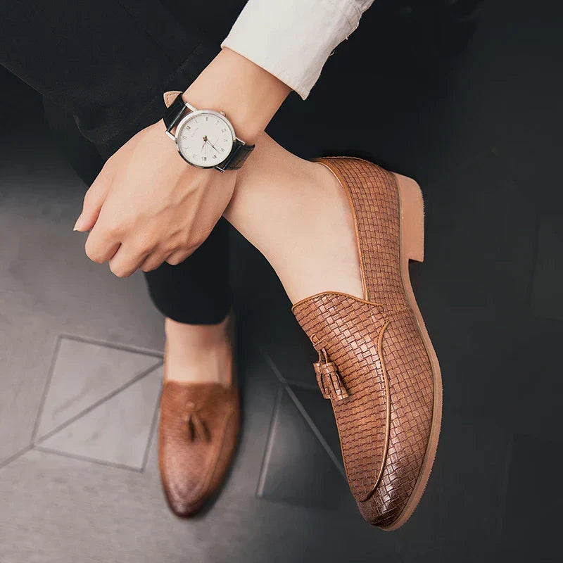 Lombardi Woven Tassel Slip-Ons