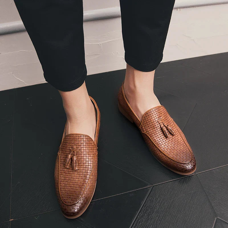 Lombardi Woven Tassel Slip-Ons