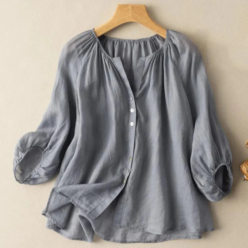 Camille Linen Top