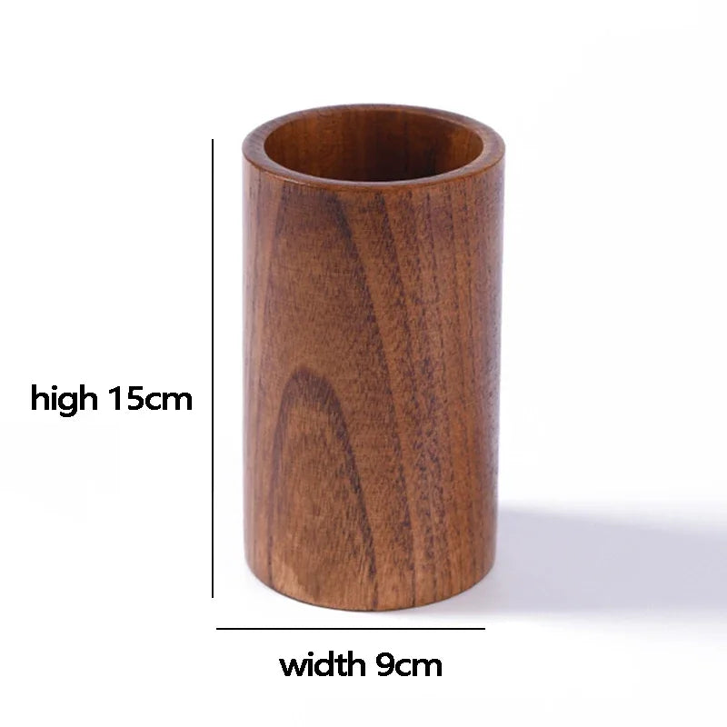 Artisan-Crafted Teakwood Cooking Utensil Set