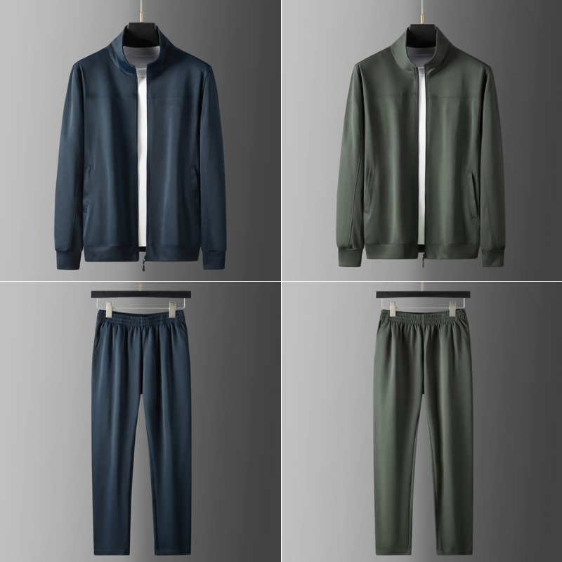 Platinum Hype Tracksuit Ensemble