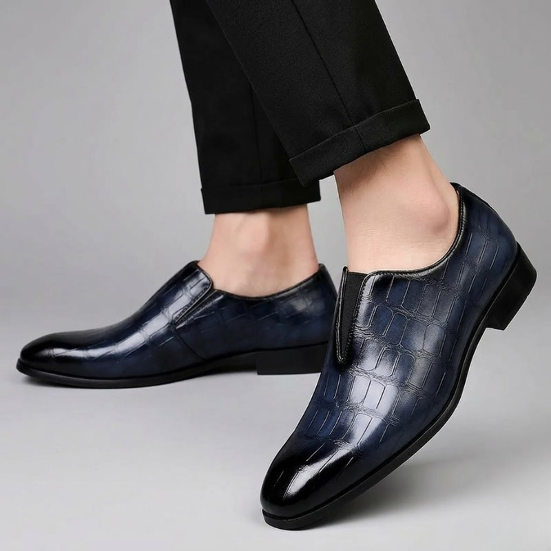 Sorrento Authentic Leather Slip-On Loafers