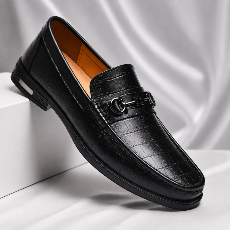 Roberto Premium Italian Leather Slip-On Shoes