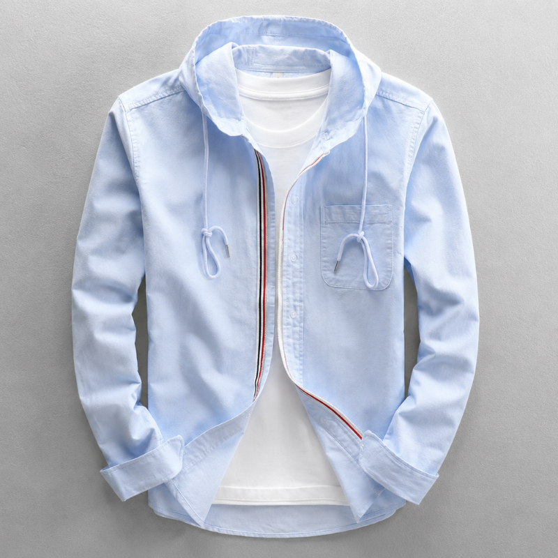 Carter Hooded Oxford Shirt