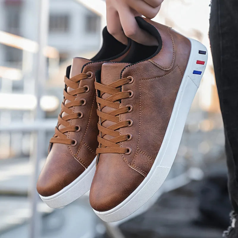 Premium Pelle Leather Sneakers