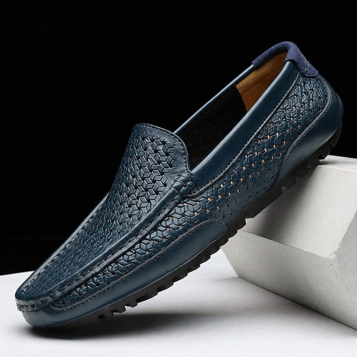 Italian Leather Loafers by Carlo