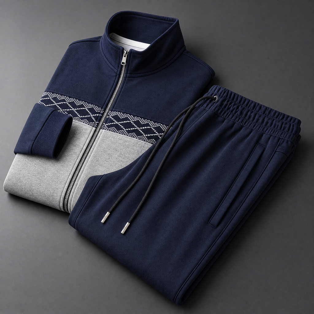 Heritage Luxe Tracksuit Ensemble
