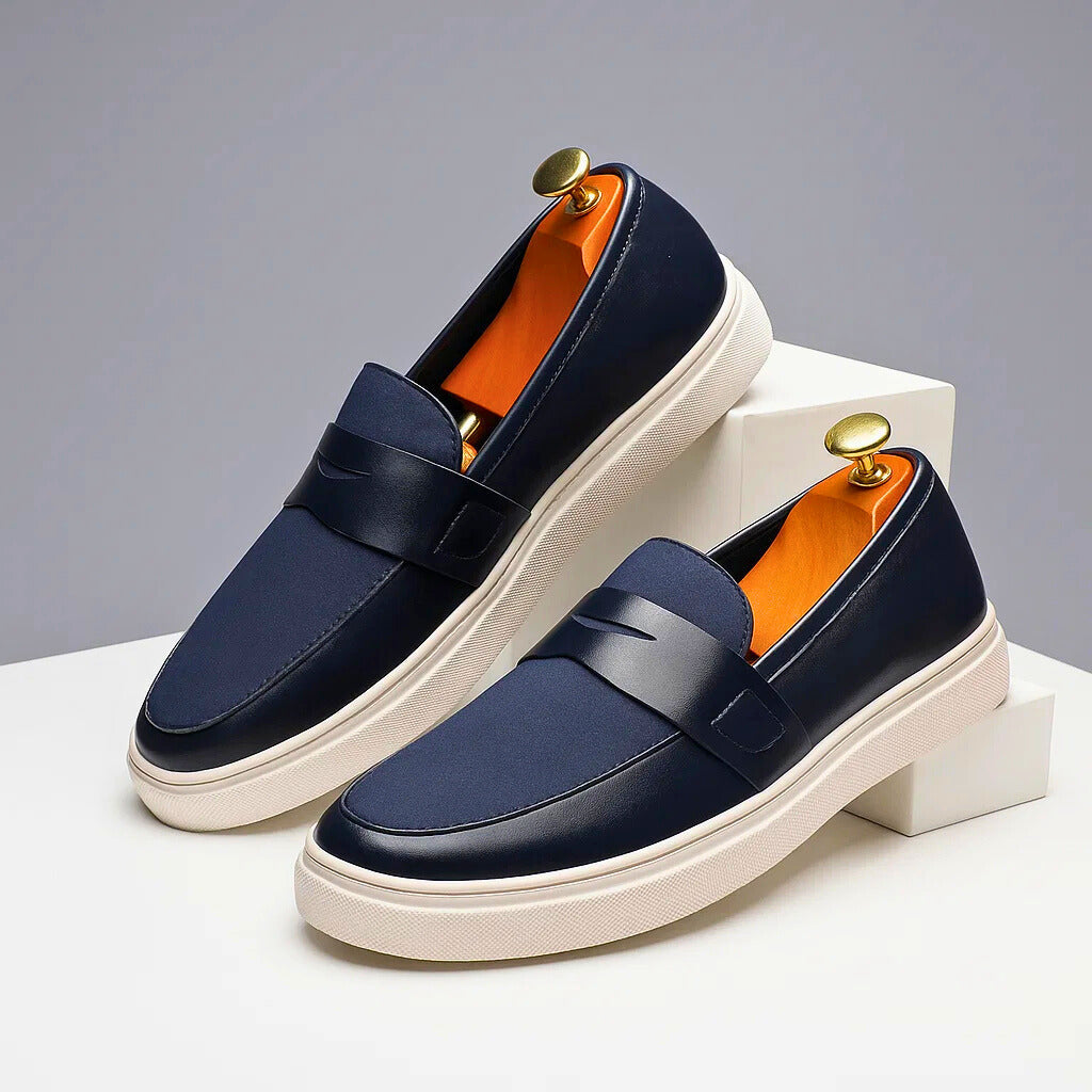 Lusso Italian Penny Loafers for Men