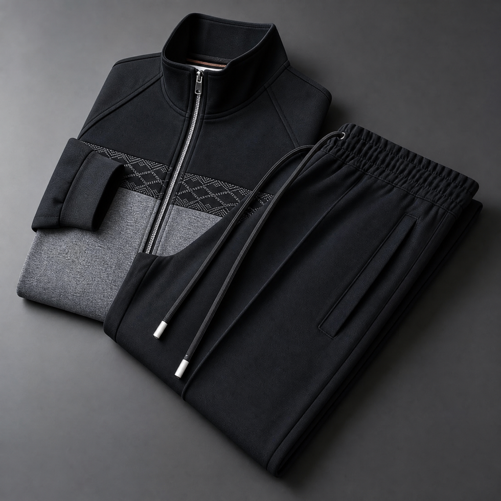 Heritage Luxe Tracksuit Ensemble
