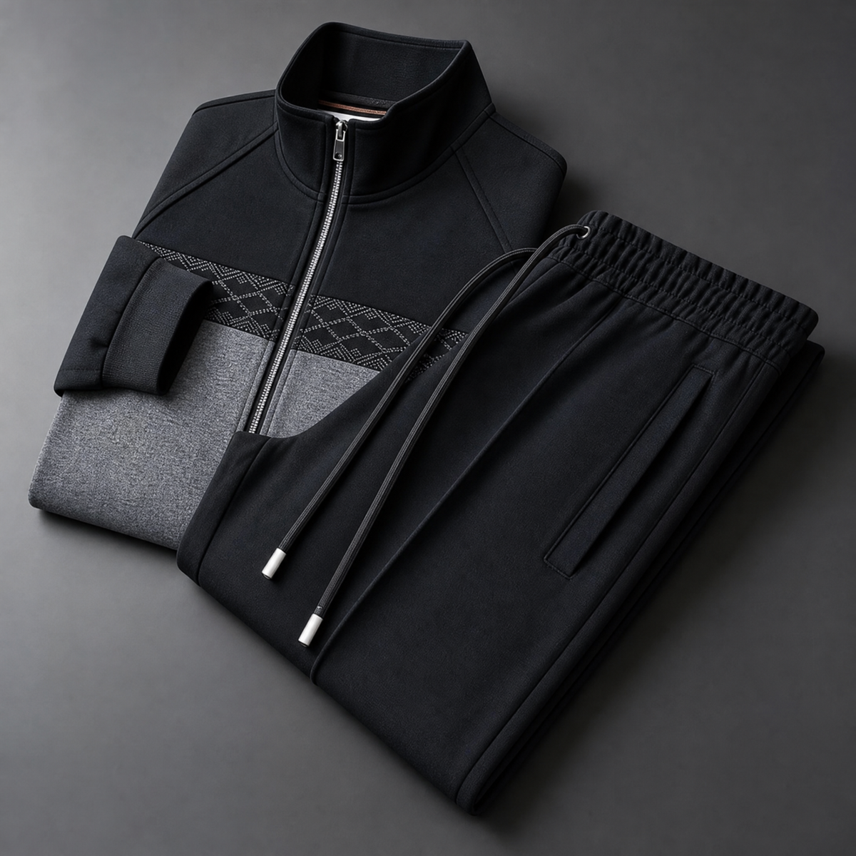 Heritage Luxe Tracksuit Ensemble